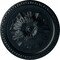 Ekena Millwork Richmond Ceiling Medallion (Fits Canopies up to 2 5/8"), Hand-Painted Night Shade, 18"OD x 1 3/8"P CM18RINSF - alternate 1